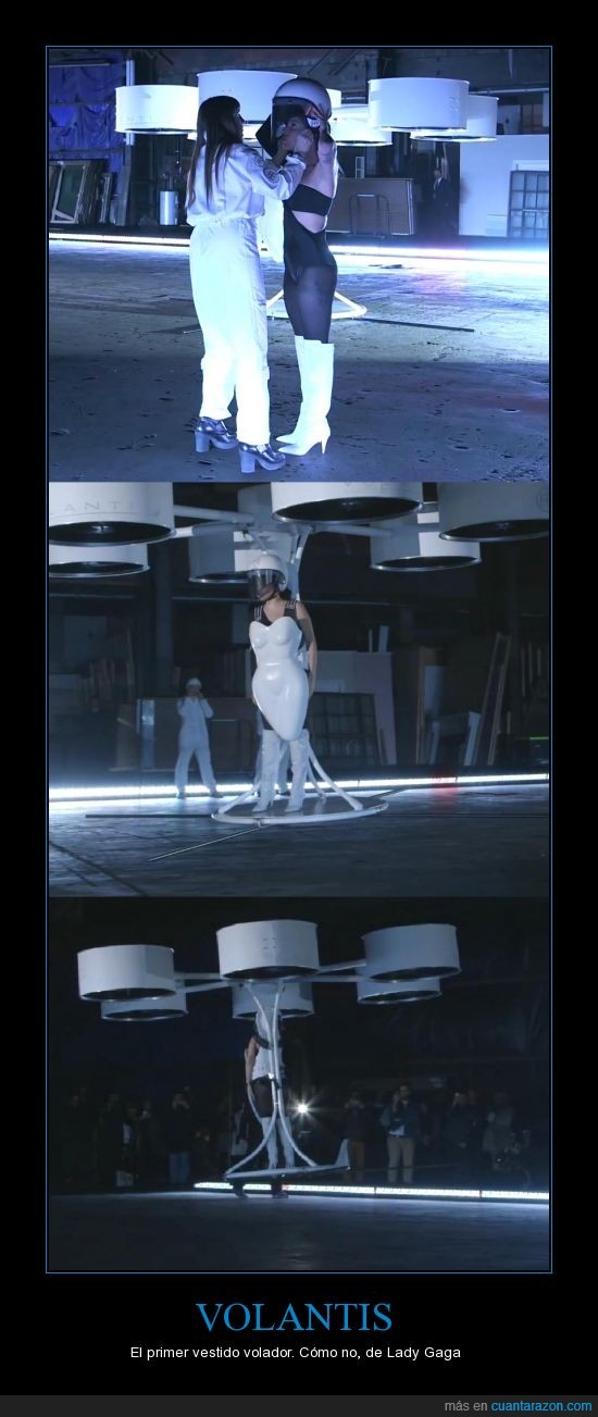 Lady Gaga,Volantis,Vestido,Volador,ARTPOP,ArtRave,Venus,Hélices